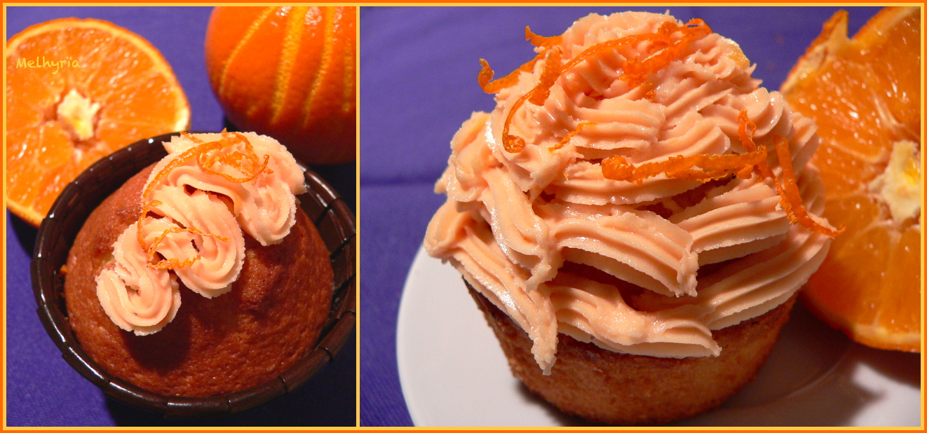 Orange cupcakes