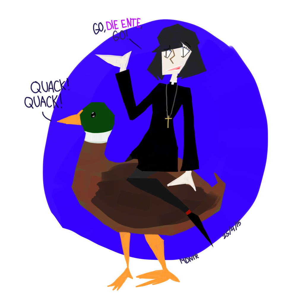 Duck Riding Deviantart she rides a duck by MadNutria on DeviantArt