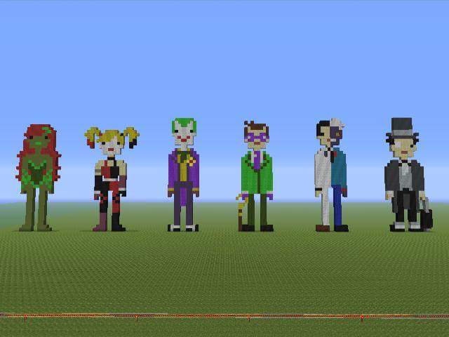Minecraft Pixel Art Batman Villains By Sirfool On Deviantart Minecraft Pixel Art Batman Villains By Sirfool On Deviantart