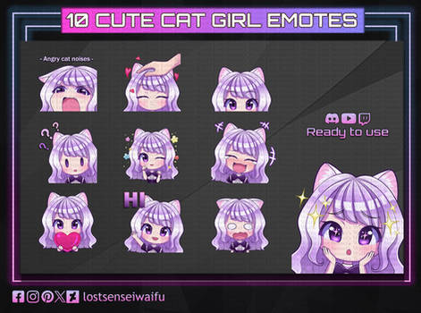 Cat Girl Emotes