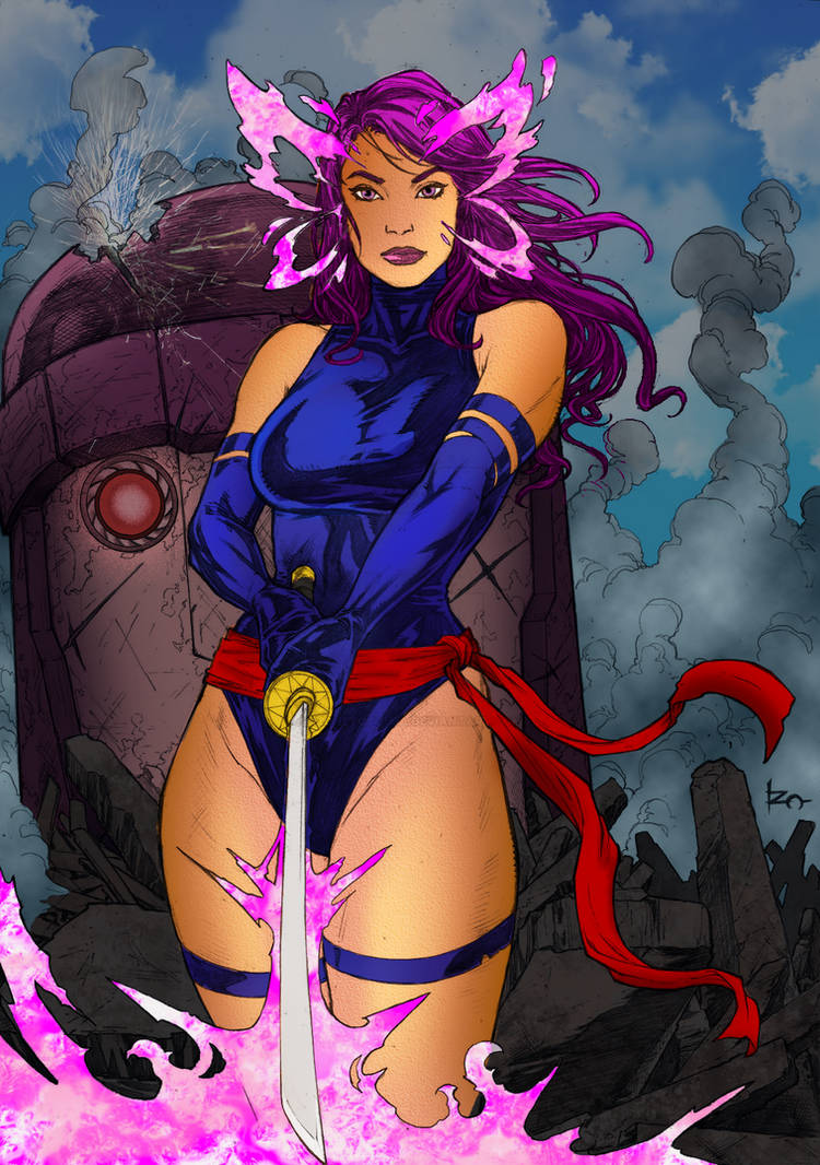 Psylocke By Izonetosousa Dfa7adr