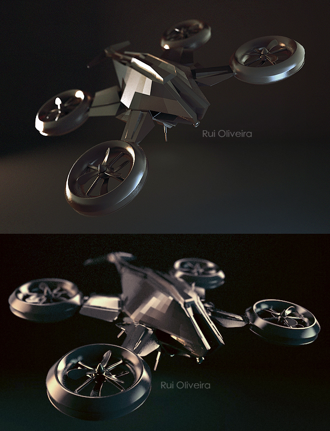 3D Drone/Quadcopter - CINEMA 4D