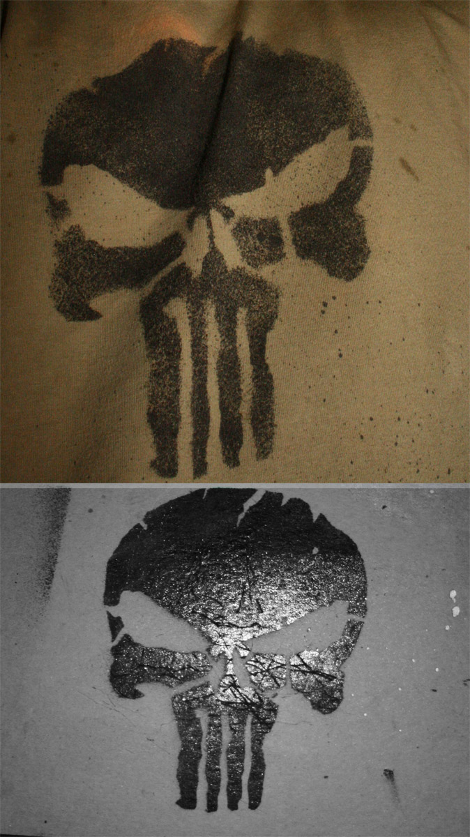 Punisher stencil