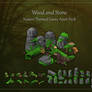 Wood and Stone game asset pack