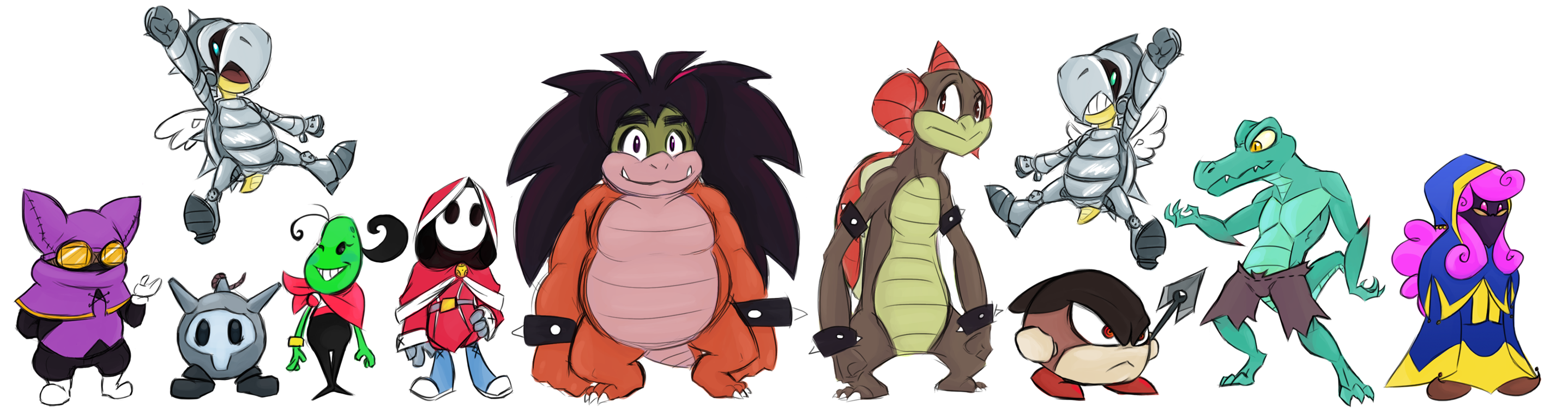 Koopaling Airship Crew by aftertaster7 on DeviantArt