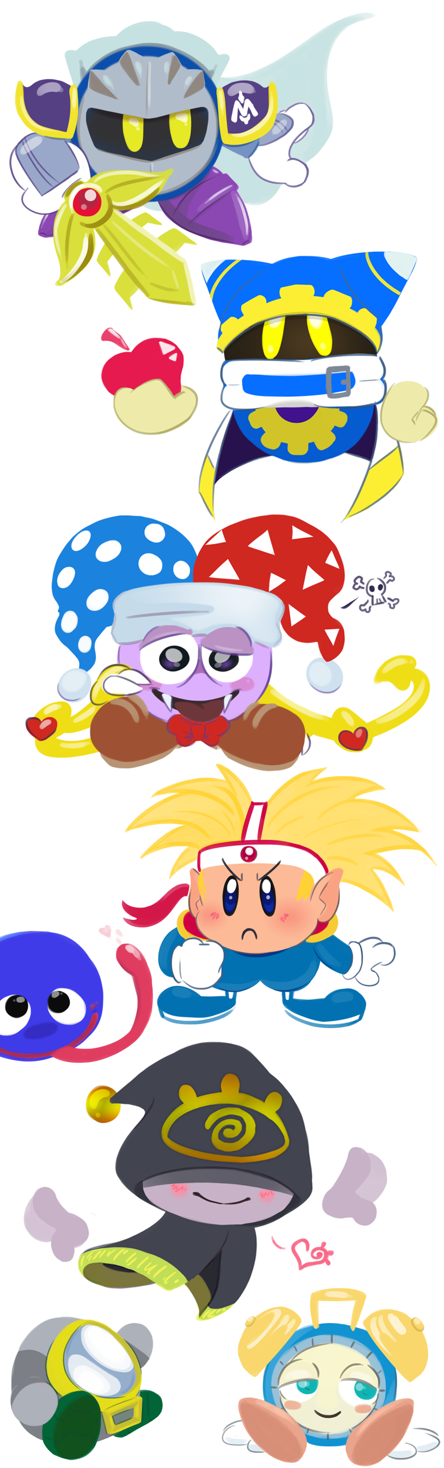 Kirby Fellows by aftertaster7 on DeviantArt