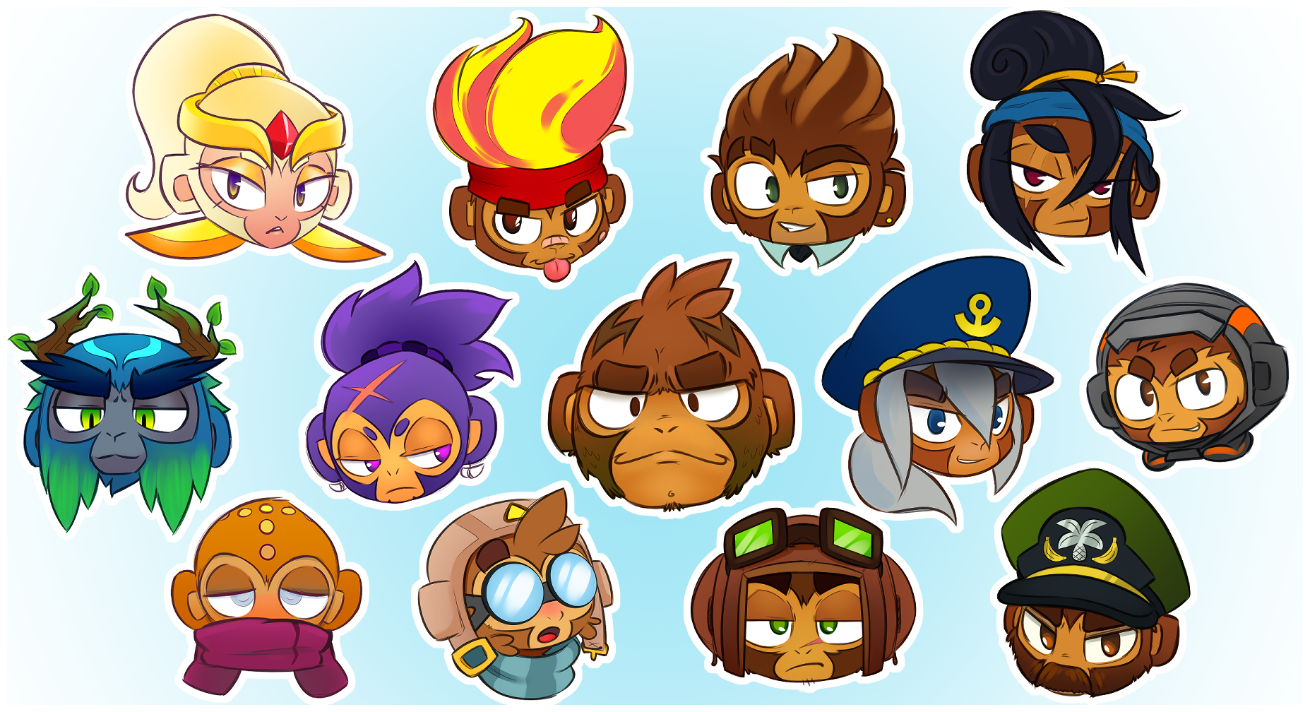 Hero Headshots by aftertaster7 on DeviantArt