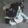 Umbreon and Leafeon Plushies