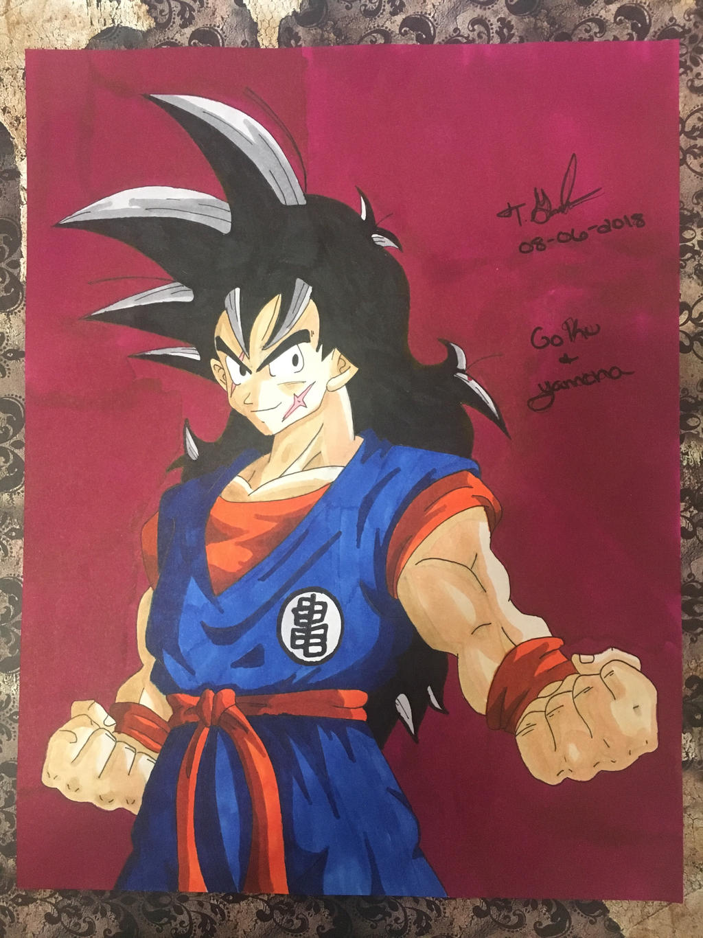 Goku And Yamcha Fusion By Gardnert012 On Deviantart