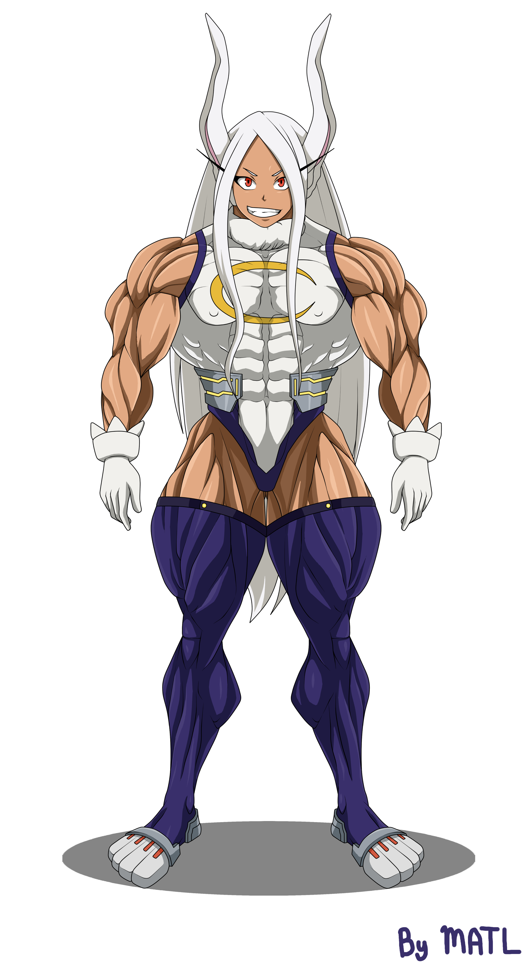 Miruko Icon Commission: Miruko with more muscles by btsvflo89 on DeviantArt