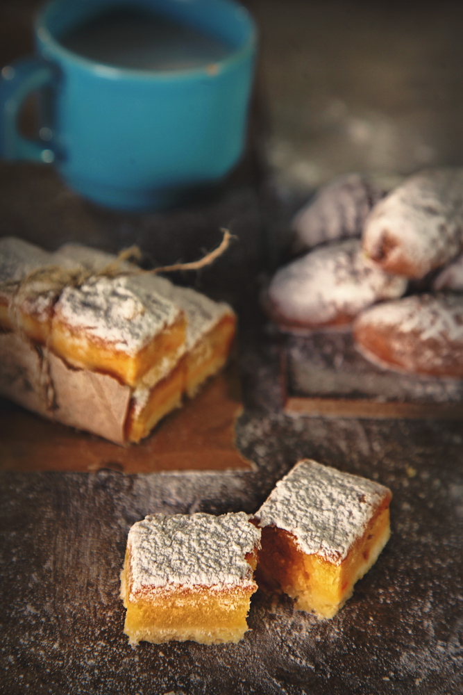 Cookie with powder sugar