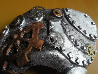 My First Steampunk Mask Detail by Maladict12