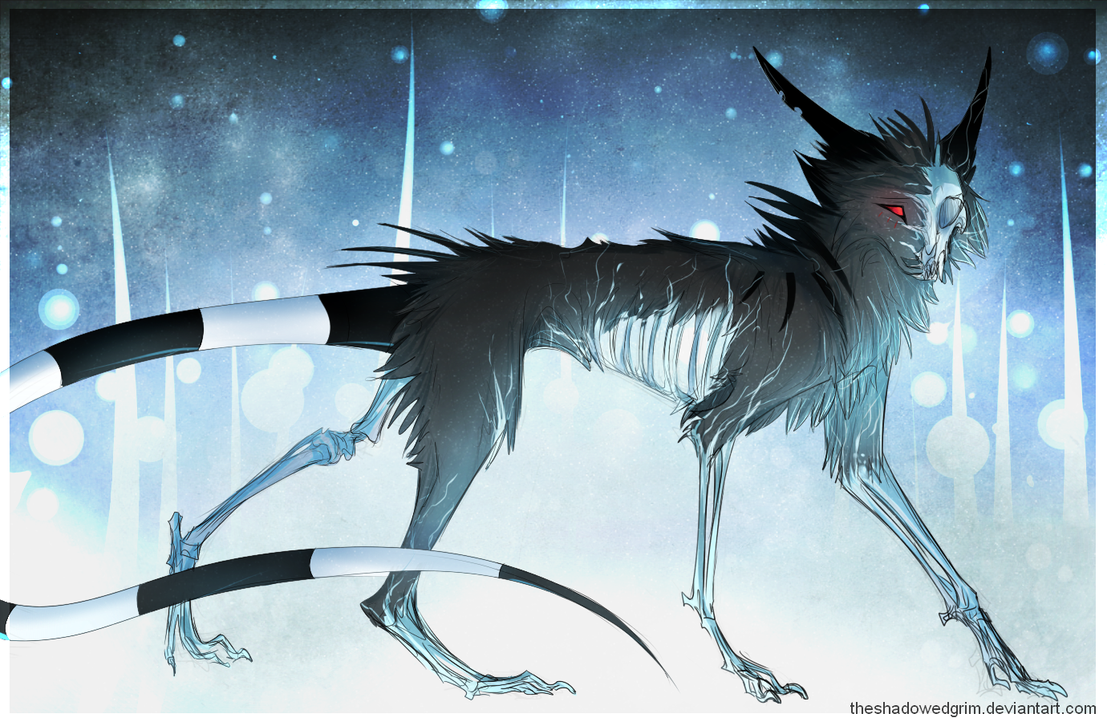 Кот с черепом вместо головы