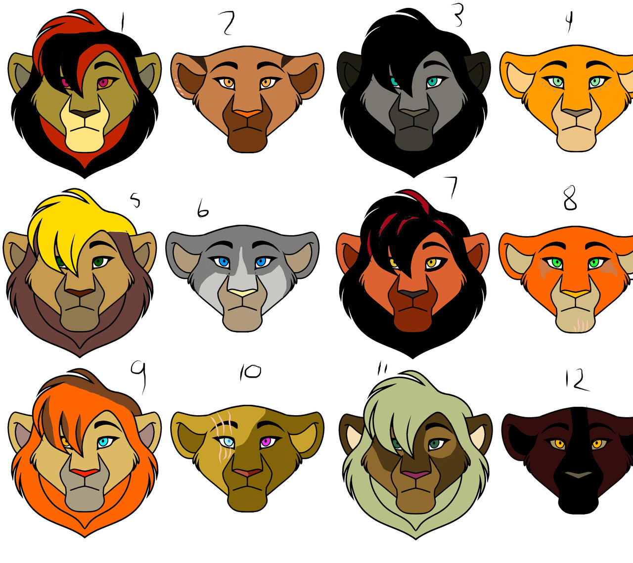 Evil Lion Code evil lion/ lioness adopt part 2-five points by werewolftg on DeviantArt