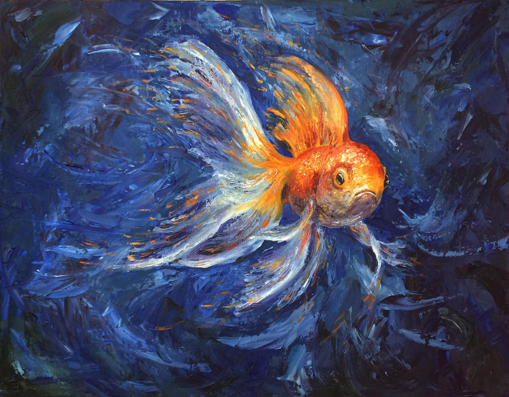 Goldfish by qi-art