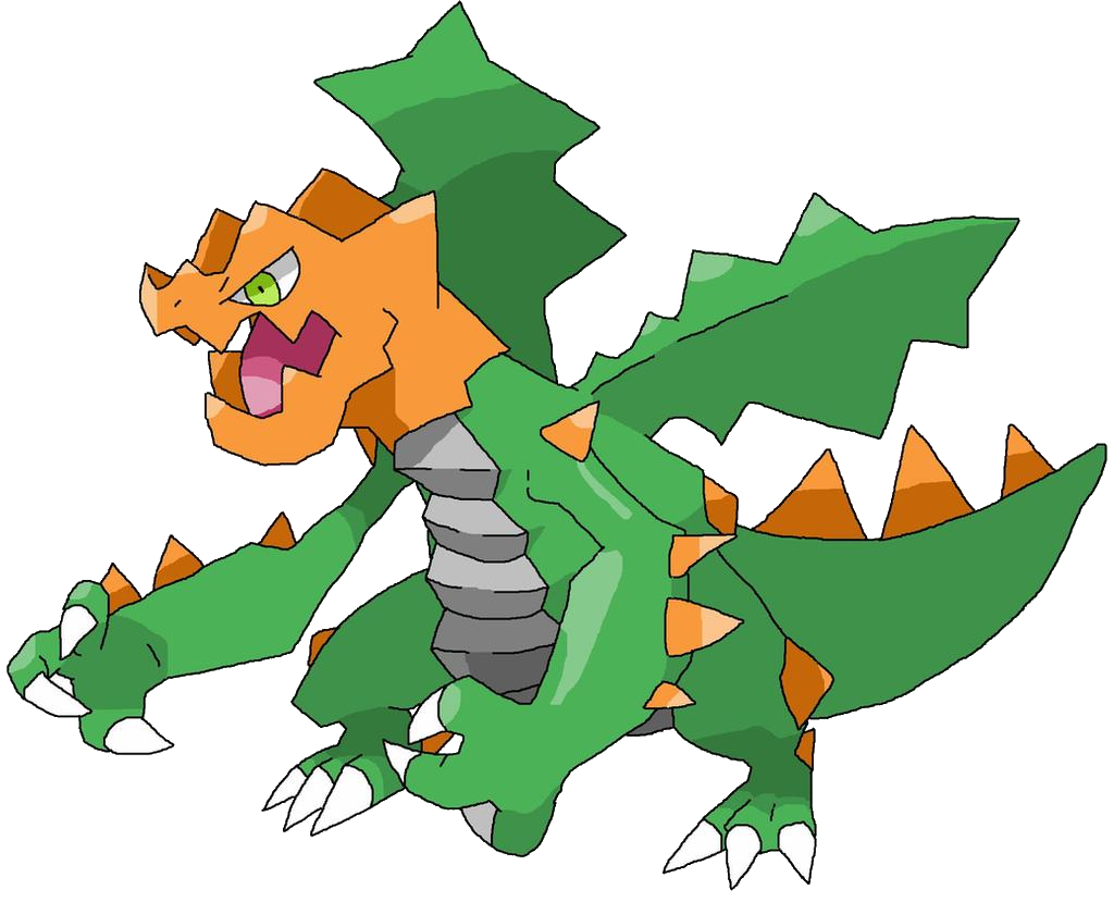 Shiny Druddigon From Pokemon Png by TheMightyChampionSam on DeviantArt