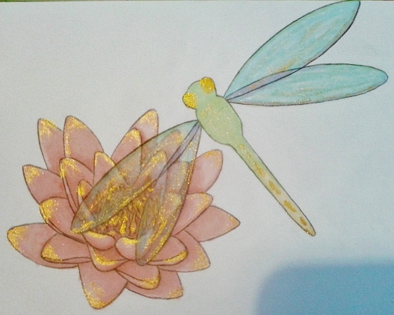 Dragonfly birthday card