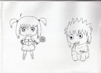 Chibi Misa and L