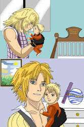 Snow x Tidus bring baby Trey home :)