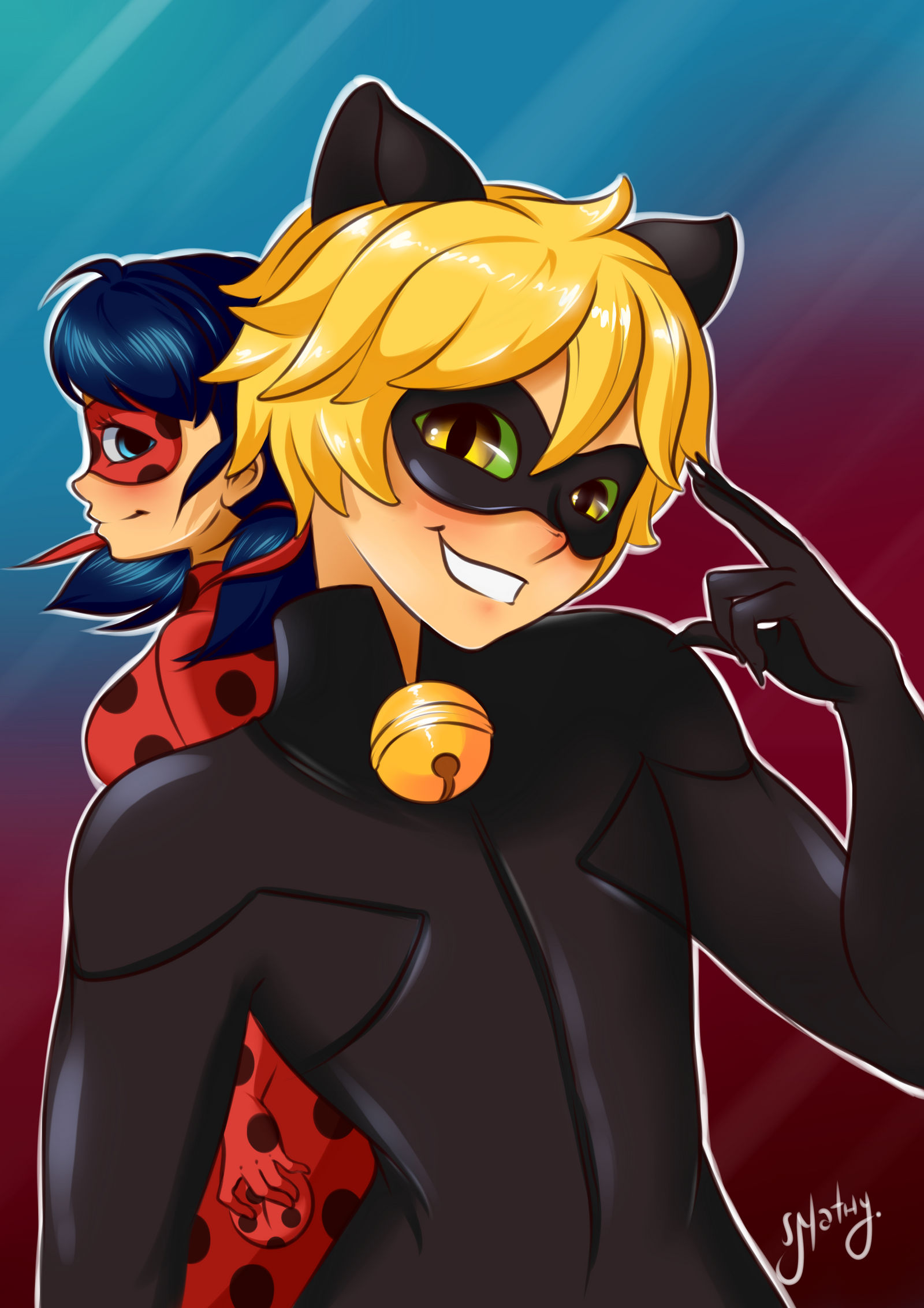 Chat Noir  Black cat painting, Miraculous ladybug wallpaper, Miraculous  ladybug anime