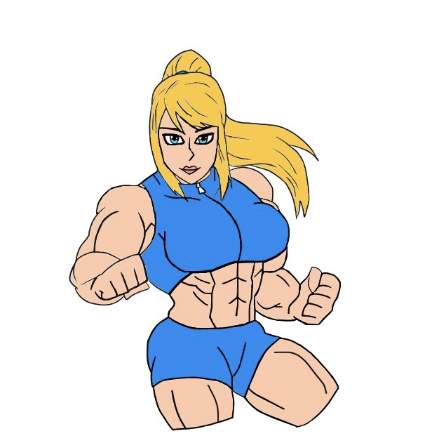 Buff Saurus Buff Samus Coloured by Neutrality02 on DeviantArt