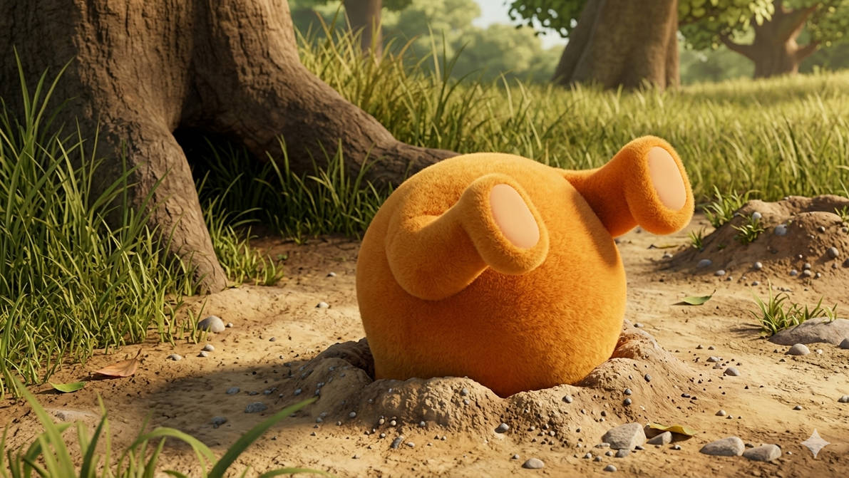 Pooh Stuck in Gopher's hole 3D by AspieMajor on DeviantArt