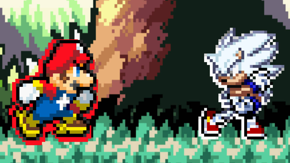 Hyper Mario 24 Mario Neo Vs Hyper Sonic (Frontiers) by Imporsen on DeviantArt