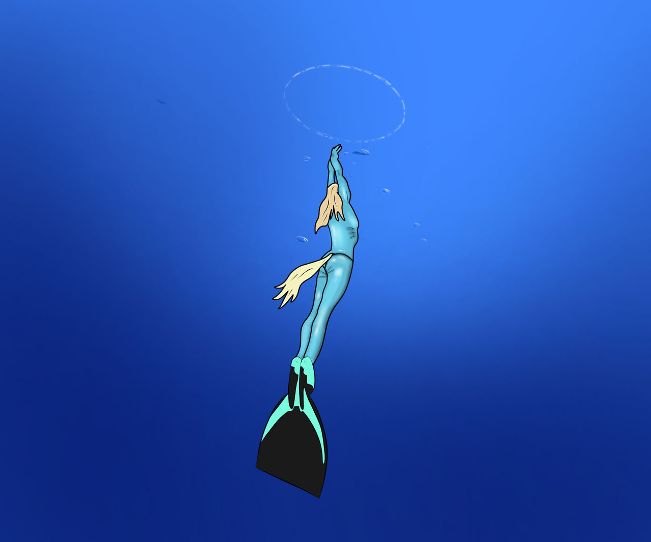 Diving Through Rings Freediving through a Bubble Ring by AegisHailstorm on DeviantArt