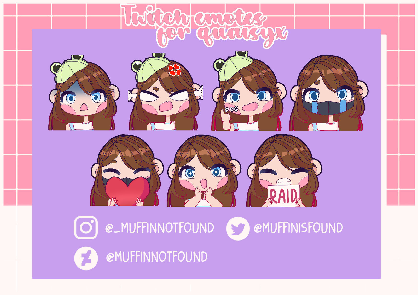 Twitch Emotes By Muffinnotfound On Deviantart