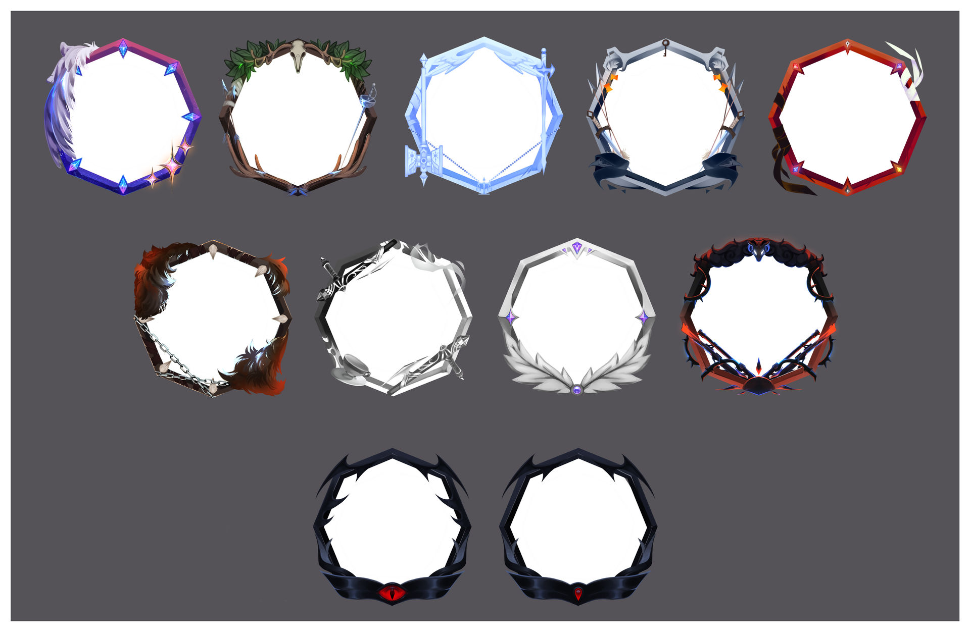 Custom token frames for our DnD campaign by lesovskyi on DeviantArt