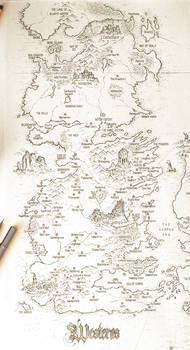 ASOIAF Speculative World Map - Westeros Full