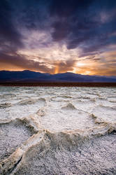 badwater sunset