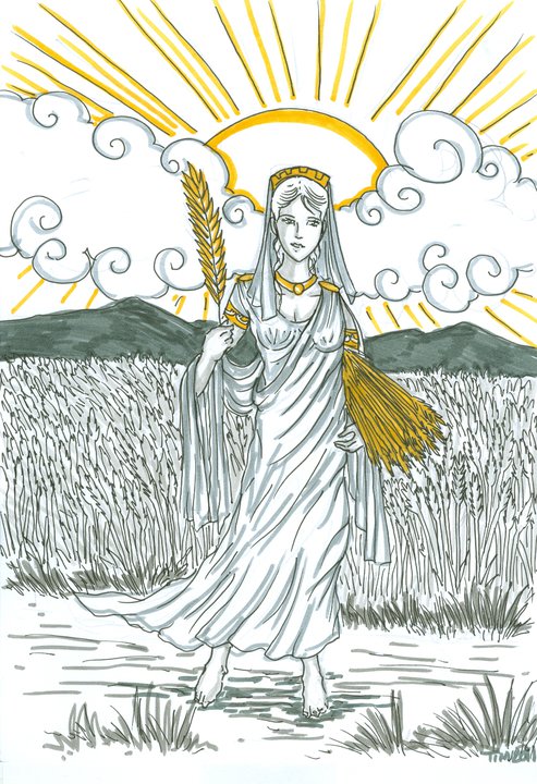 Demeter Greek Mythology by t-rex79 on DeviantArt