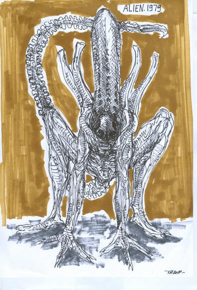 Alien 197 alien 1979 xenomorph by t-rex79 on DeviantArt