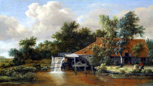 Dutch water mill