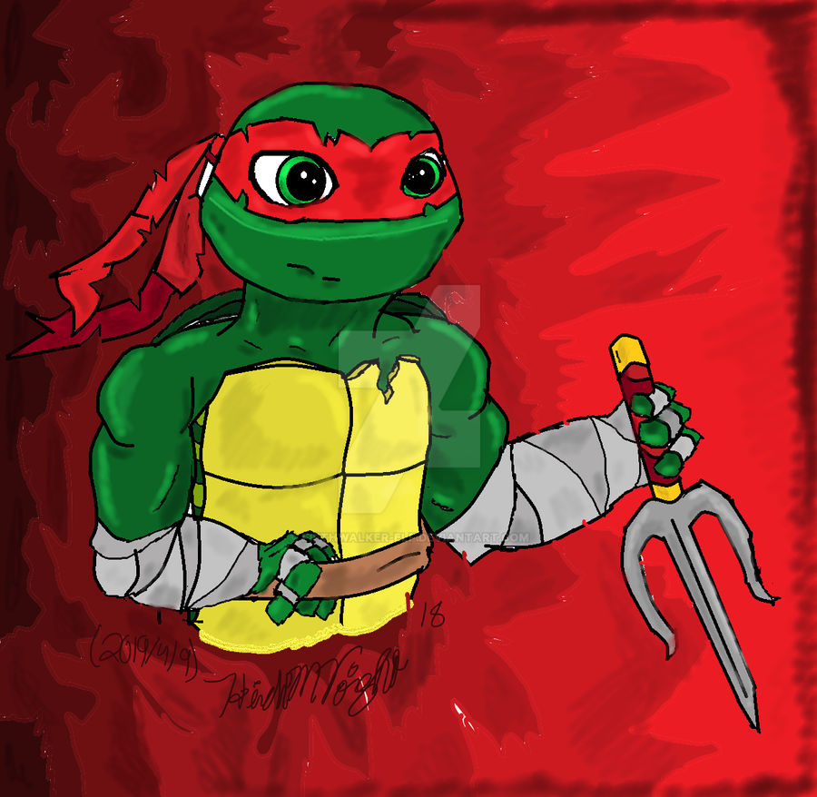 TMNT - Chibi Raphael by Fifthwalker-elf on DeviantArt