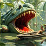 The Swamp thing is gonna get her in the everglades