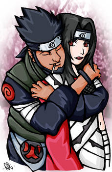 Asuma+Kurenai: Hug From Behind