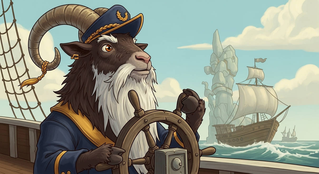 Captain Goat Captain Goat by vorosakan on DeviantArt