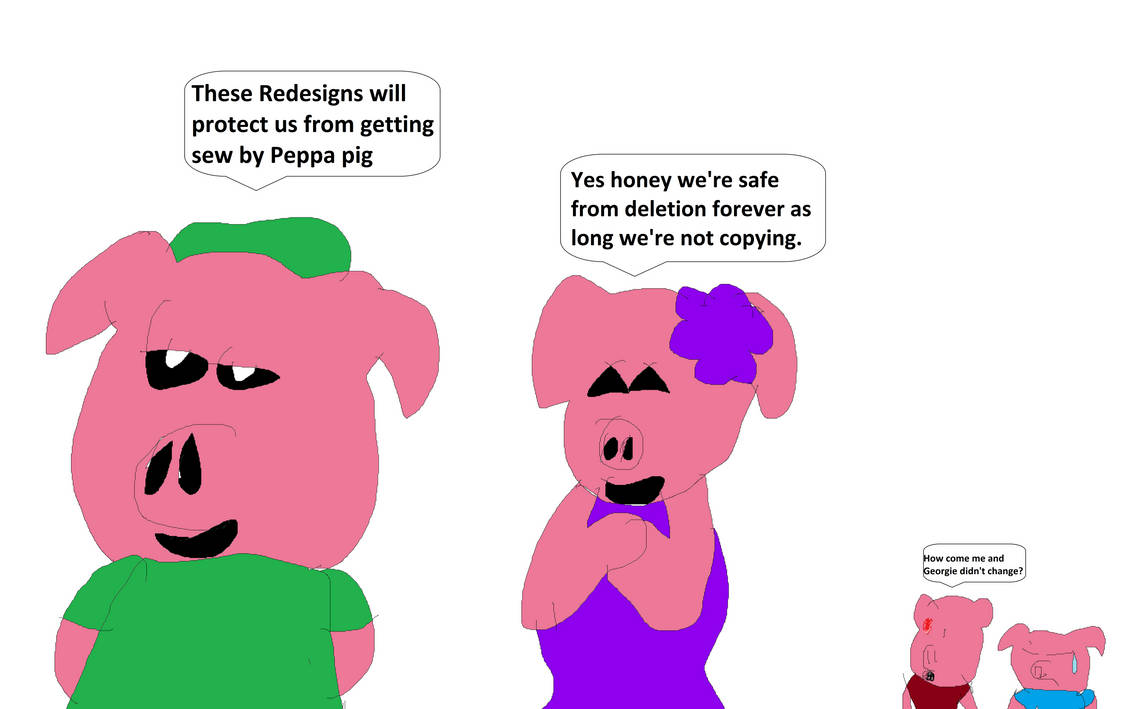 Redesigns from Piggy by Willtheraven1 on DeviantArt