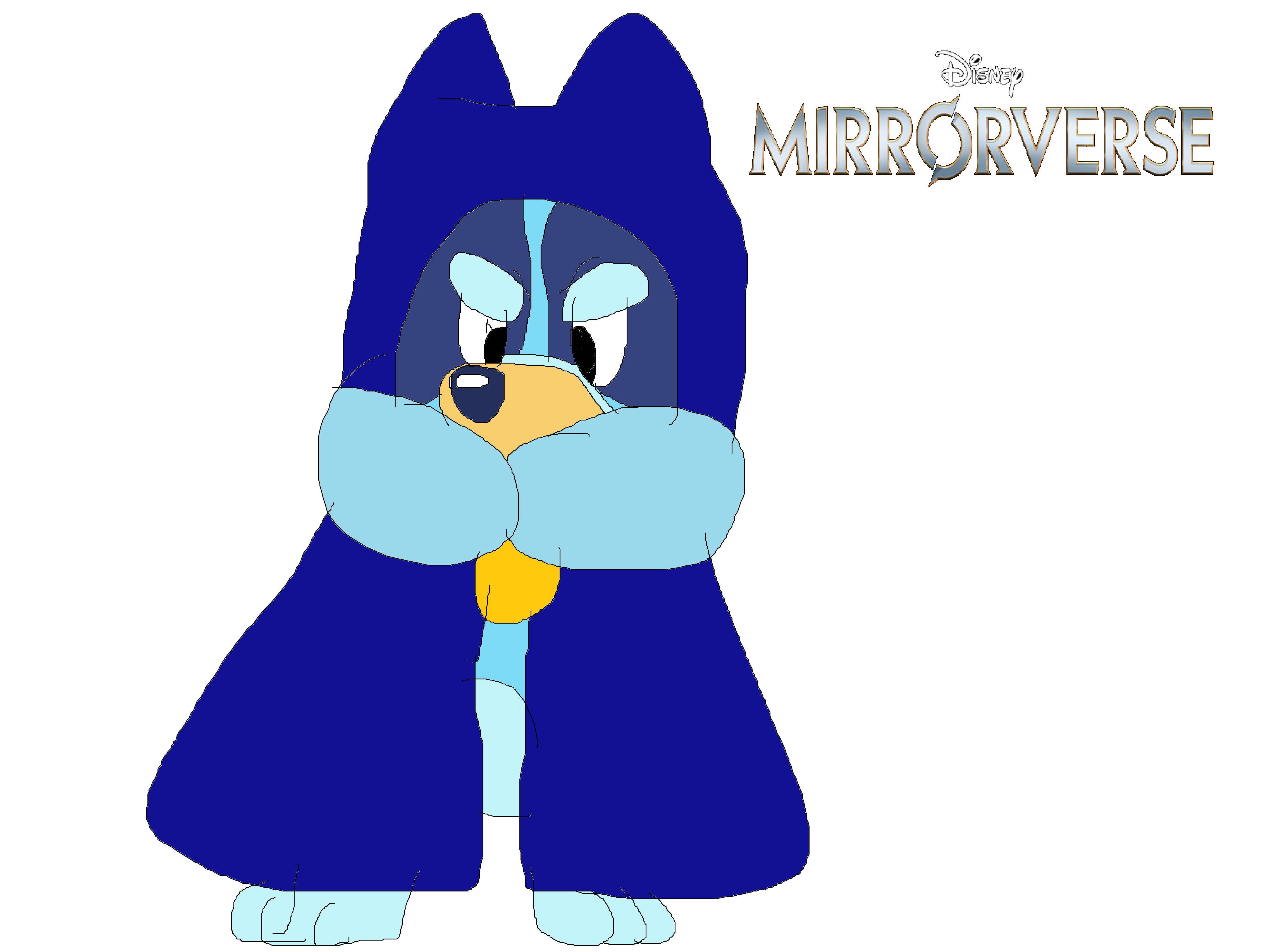 Bluey in mirrorverse by Willtheraven1 on DeviantArt