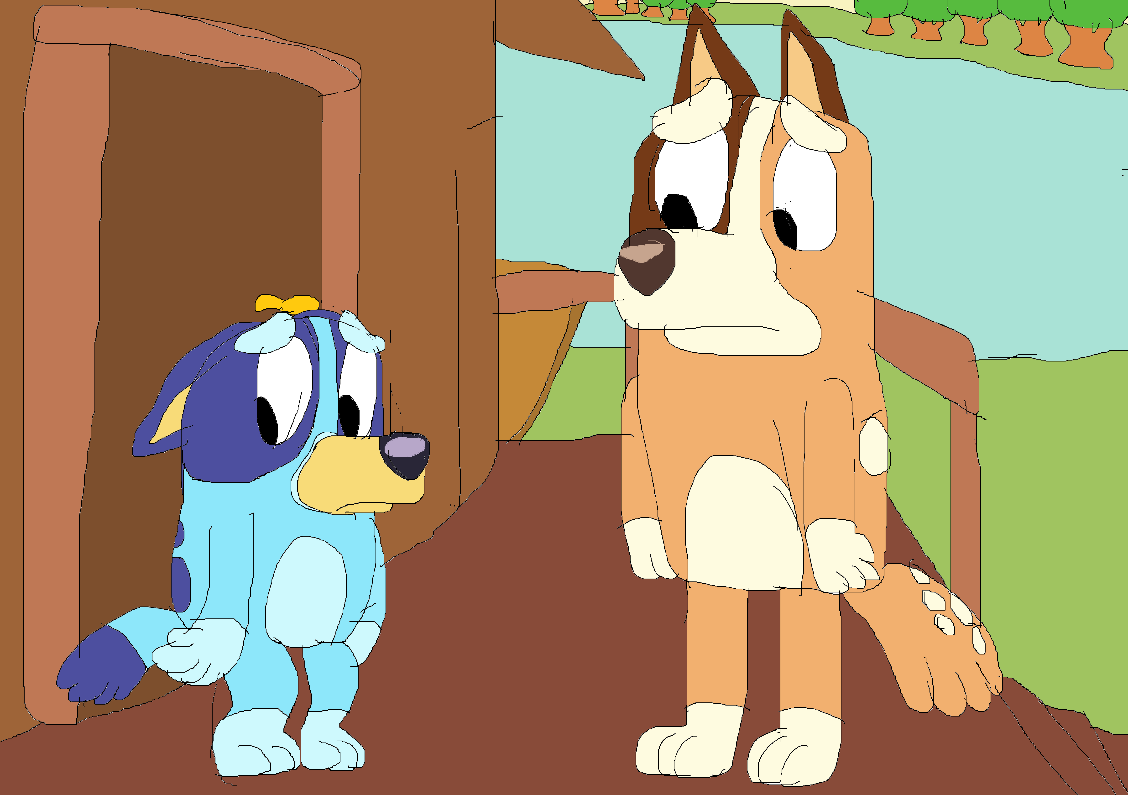 Bluey's fear of growing up by Willtheraven1 on DeviantArt