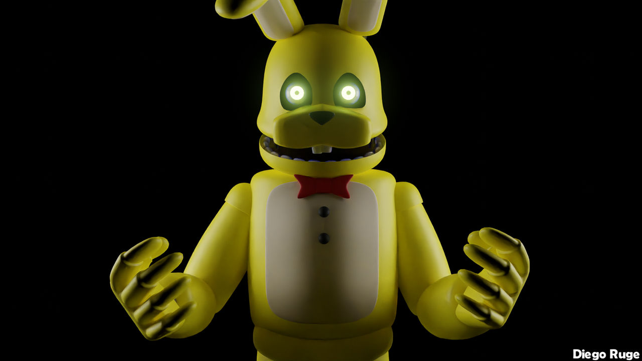 SpringBonnie model 3D by DiegoRuge on DeviantArt