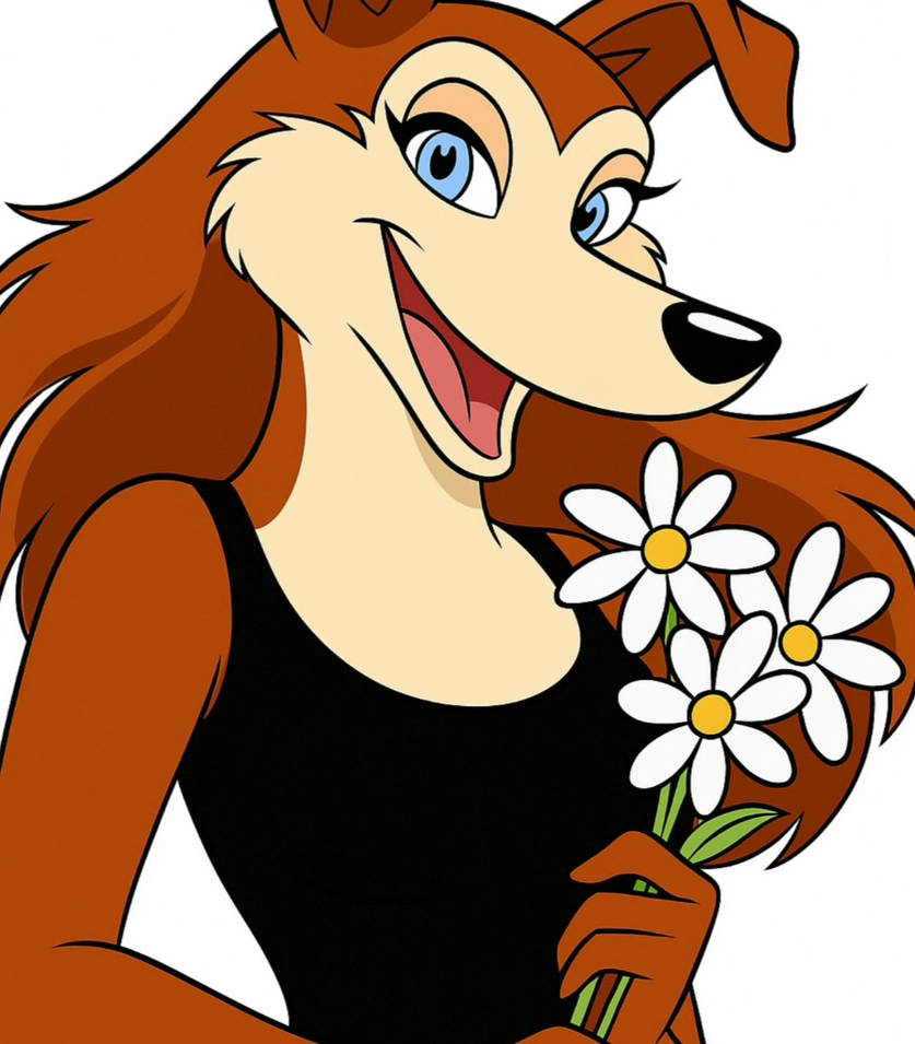 Colleen in dress by peacefulfurry on DeviantArt