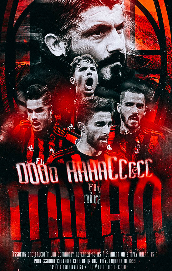 AC Milan poster by PhenomenonGFX on DeviantArt