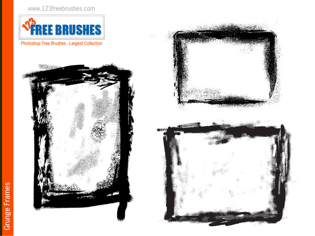 grunge borders and frames vector free