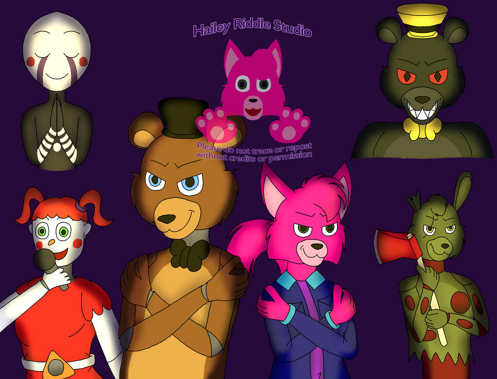 F Naf Riddle My first fnaf fan art (redraw) by HaileyRiddleStudio on DeviantArt