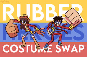 Costume Swap - Ms Marvel and Monkey D Luffy