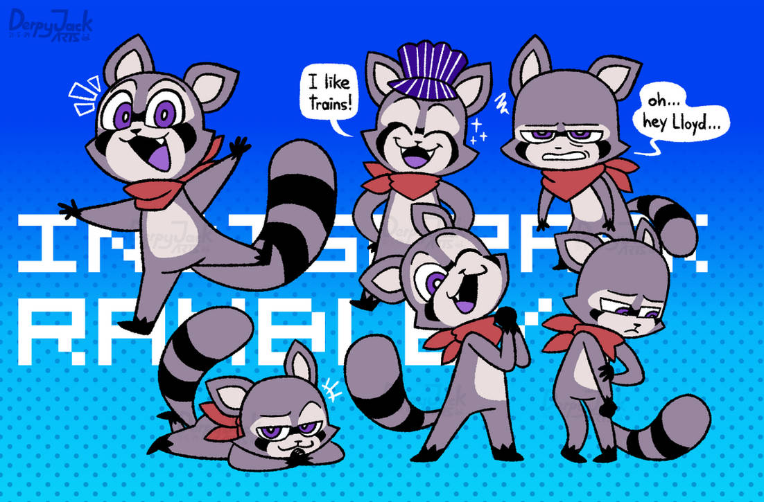 Indigo Park - Rambley Raccoon by kirbybaby64 on DeviantArt