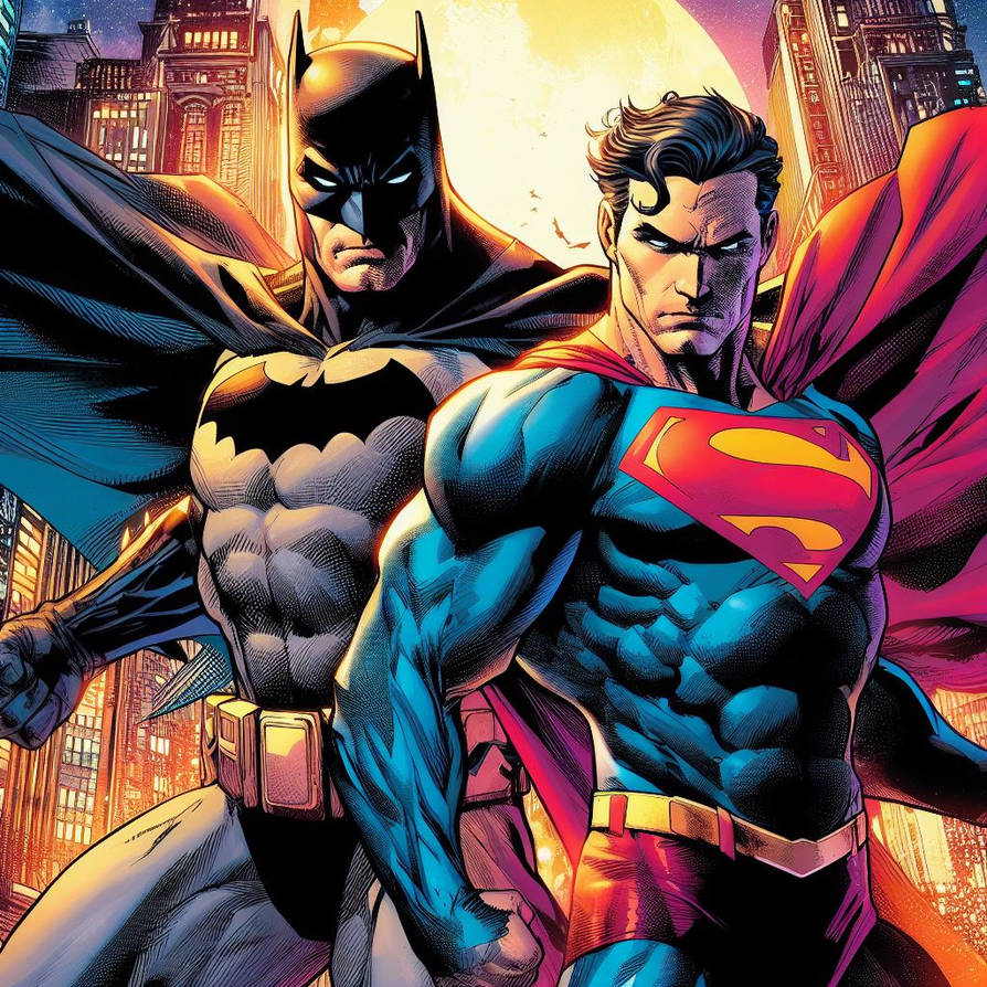 Batman and Superman by aibatman on DeviantArt
